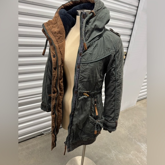 Naketano Becky Pupst V Dark Green Small RARE - Picture 8 of 16